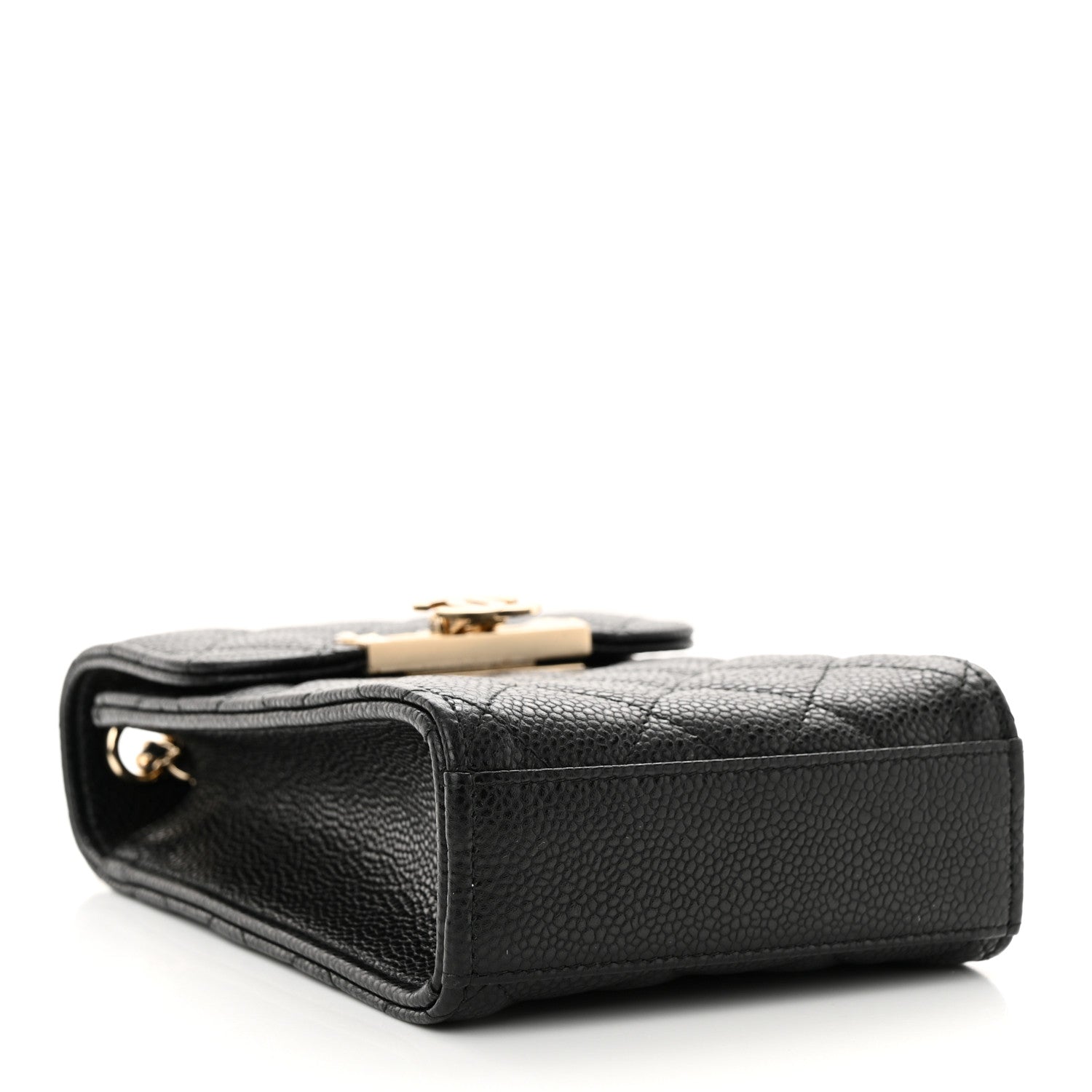 Chanel Caviar Quilted Golden Class Phone Holder Black 4 of 12