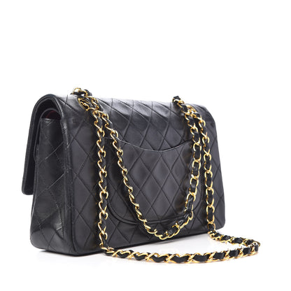 Chanel Lambskin Quilted Medium Double Flap Black 3 of 9
