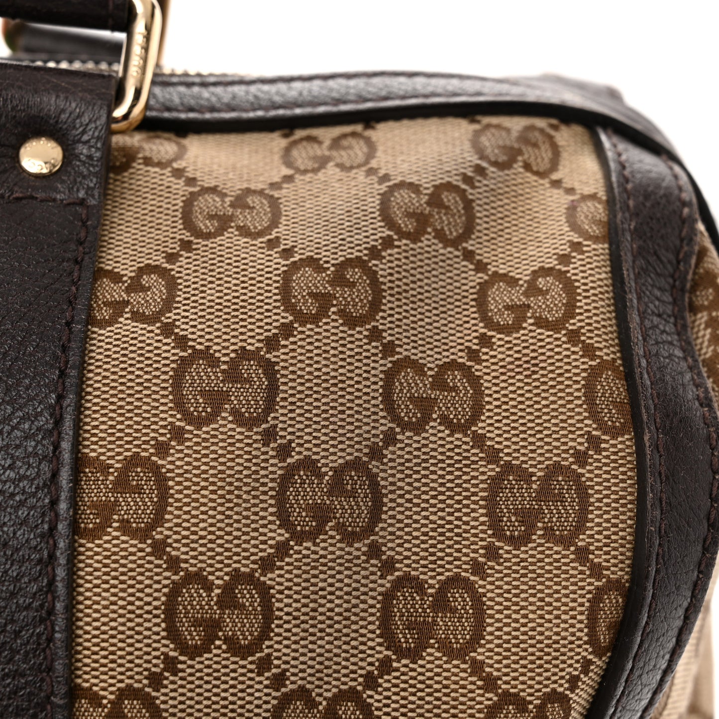 Monogram Vintage Web Medium Webby Bee Boston Dark Brown