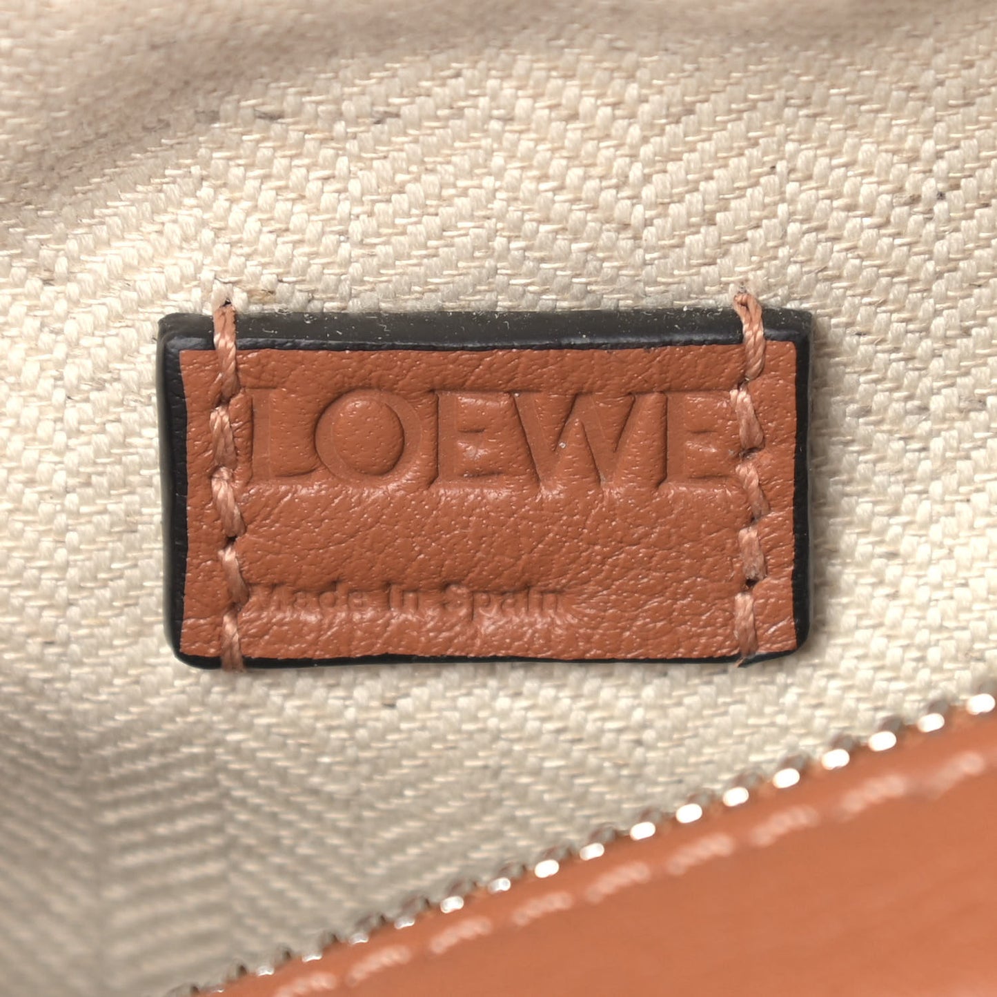Calfskin Nano Puzzle Bag Tan