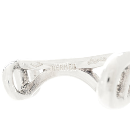 Hermes Sterling Silver Marine Cufflinks 5 of 5
