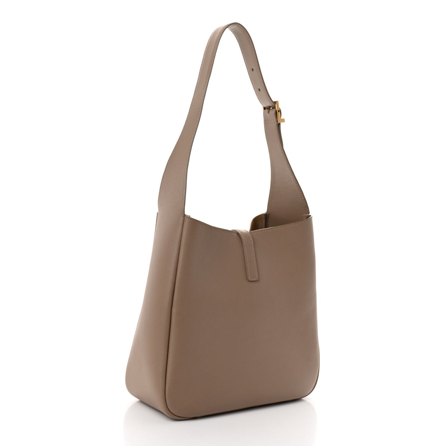 Smooth Calfskin Small Le 5 A 7 Soft Hobo Dusty Grey