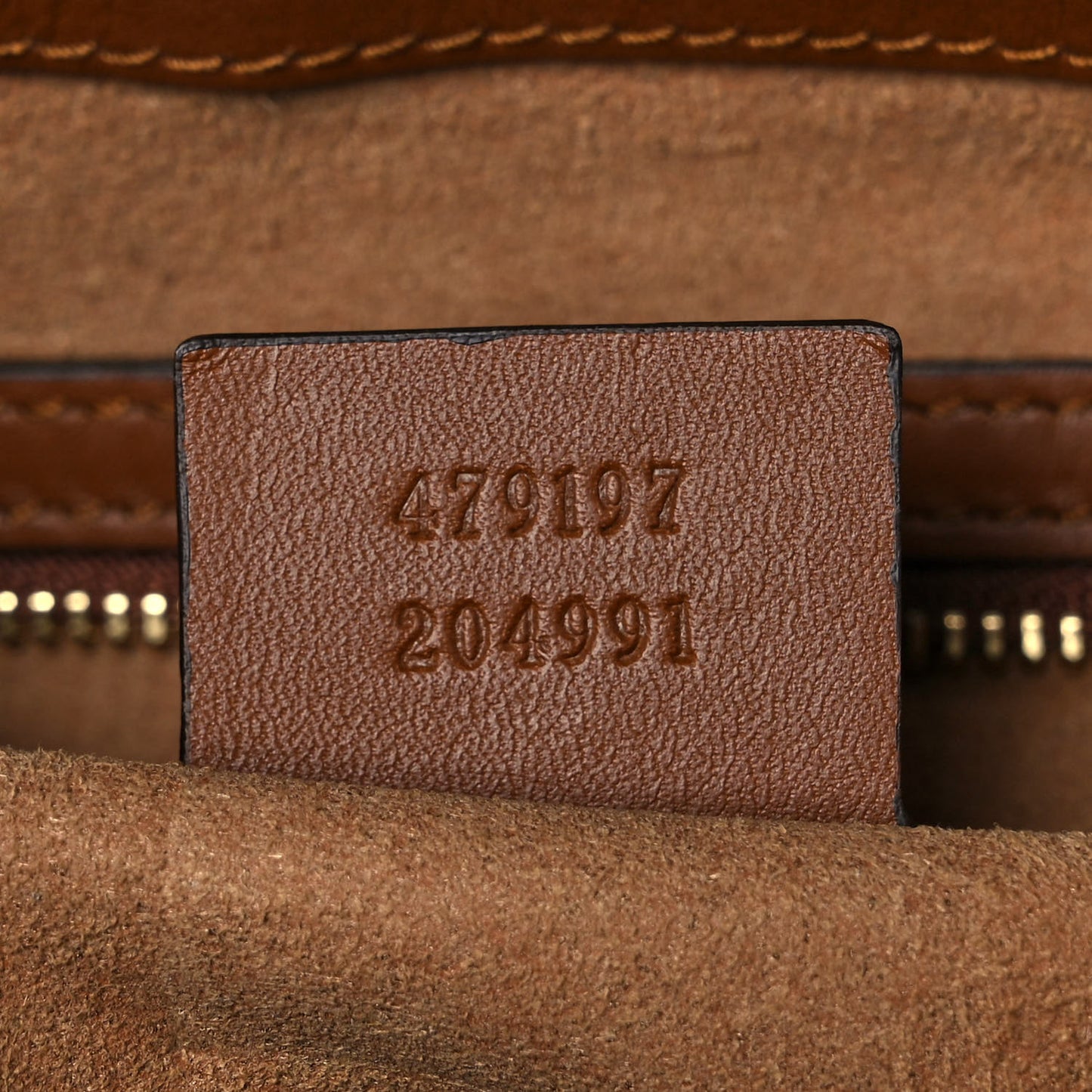 GG Supreme Monogram Medium Padlock Tote Beige Cuir