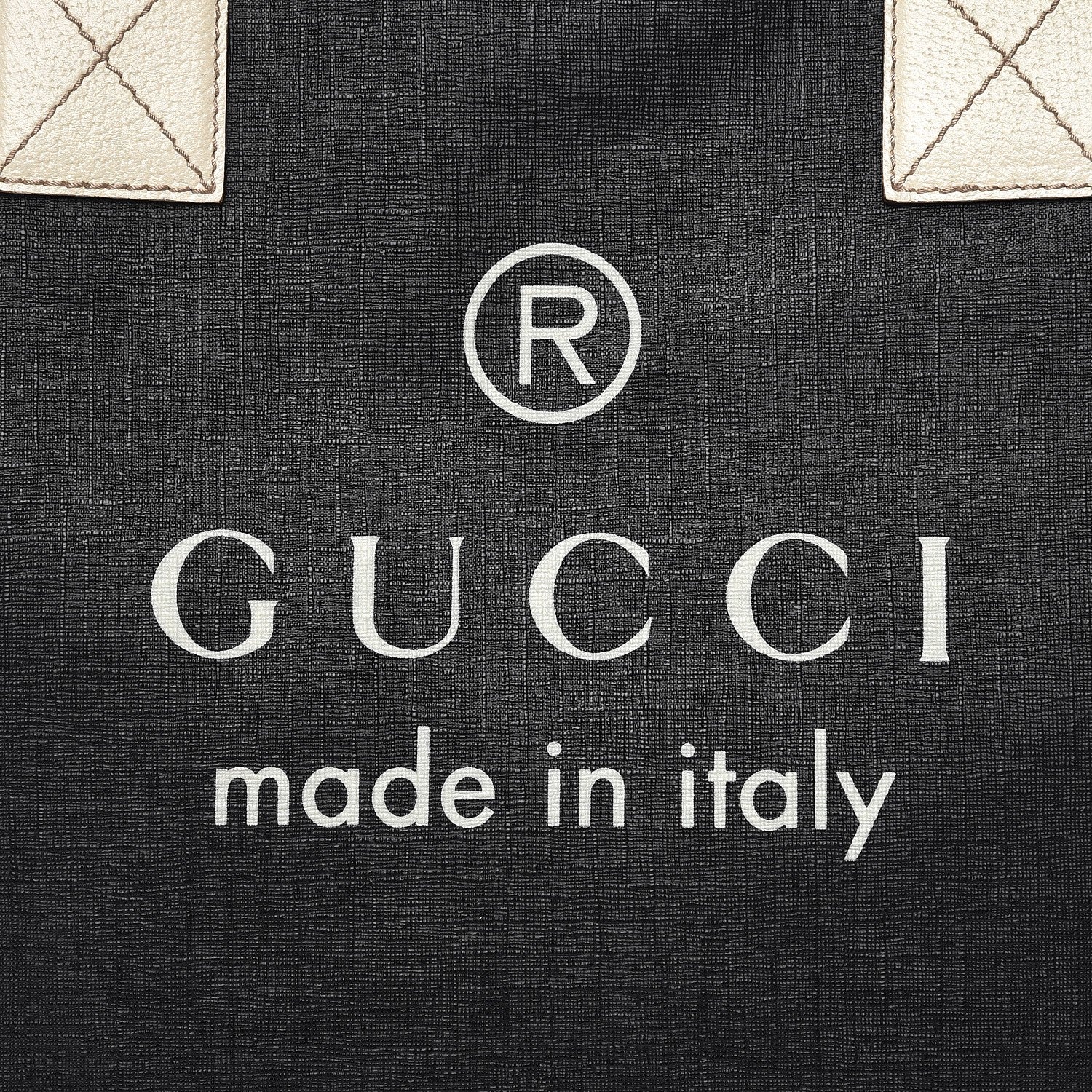Gucci Coated Canvas Large Logo Tote Black 8 of 11