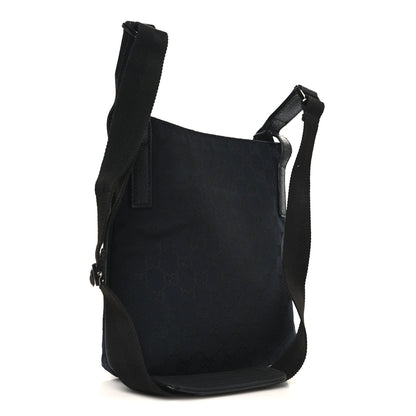 Gucci Monogram Flat Messenger Bag Black 3 of 10