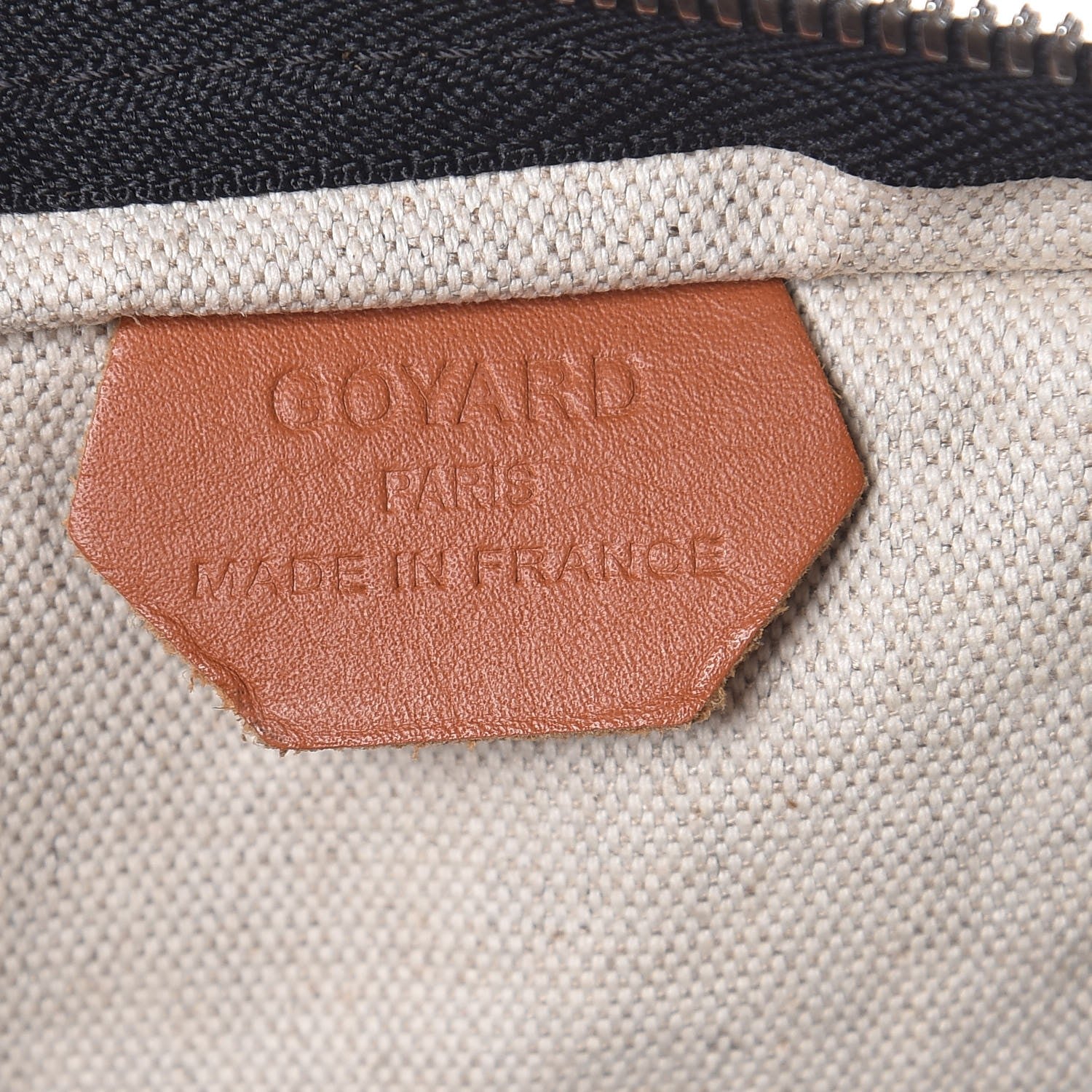 Goyard Goyardine Fidji Zip Hobo Black Gold 7 of 12