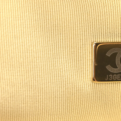 Chanel Shiny Caviar Quilted Chain Melody Backpack Yellow 7 of 10