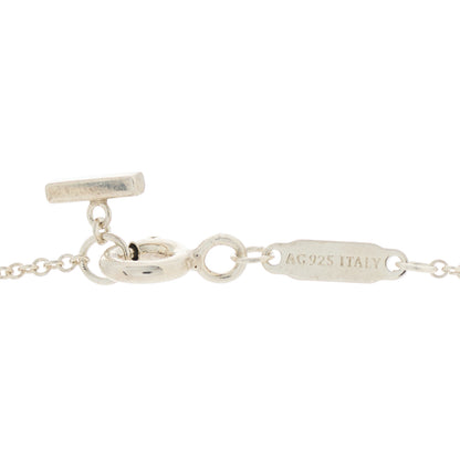 Tiffany Sterling Silver Large T Smile Pendant Necklace 6 of 7