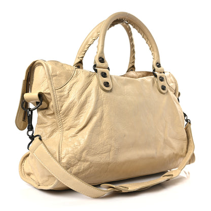Balenciaga Agneau Classic Hardware City Dune 3 of 9