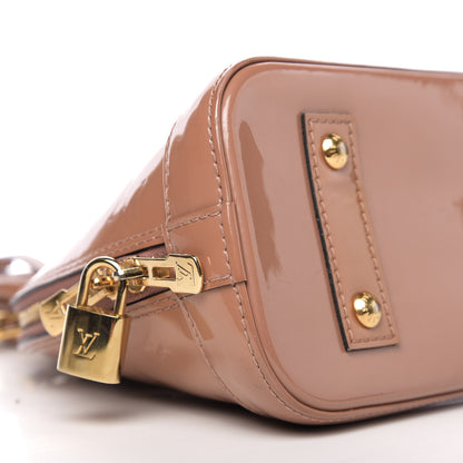 Louis Vuitton Vernis Alma BB Rose Velours 7 of 8