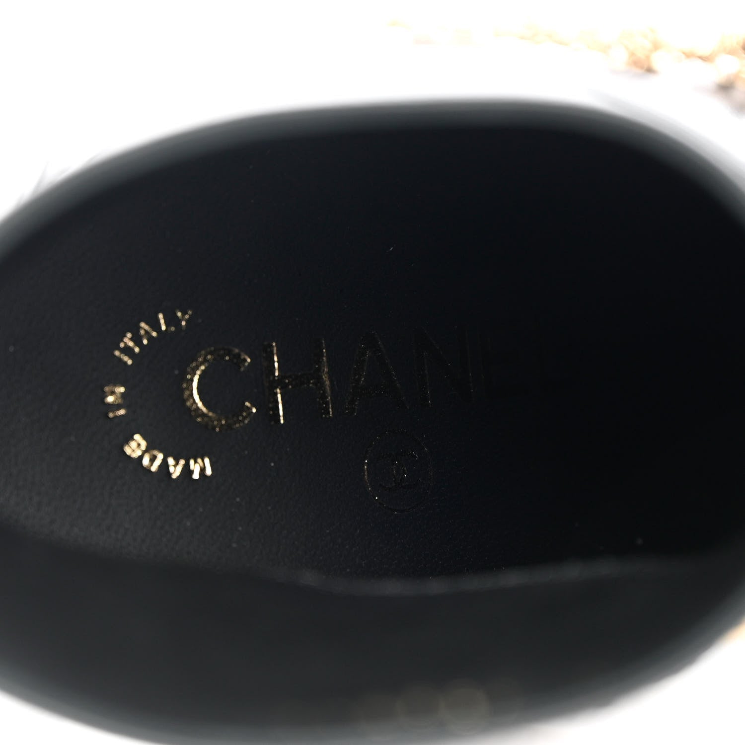 Chanel Lambskin Patent Calfskin Ankle Boots 37 Black 8 of 12