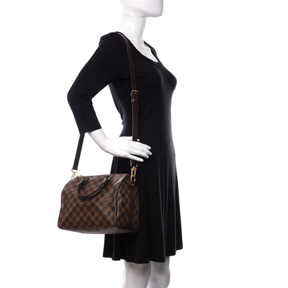 Louis Vuitton Damier Ebene Speedy Bandouliere 25 3 of 11