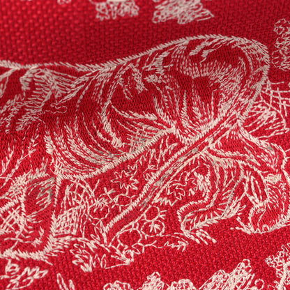 Christian Dior Canvas Embroidered Medium Dioriviera Toile De Jouy Book Tote Raspberry 10 of 12