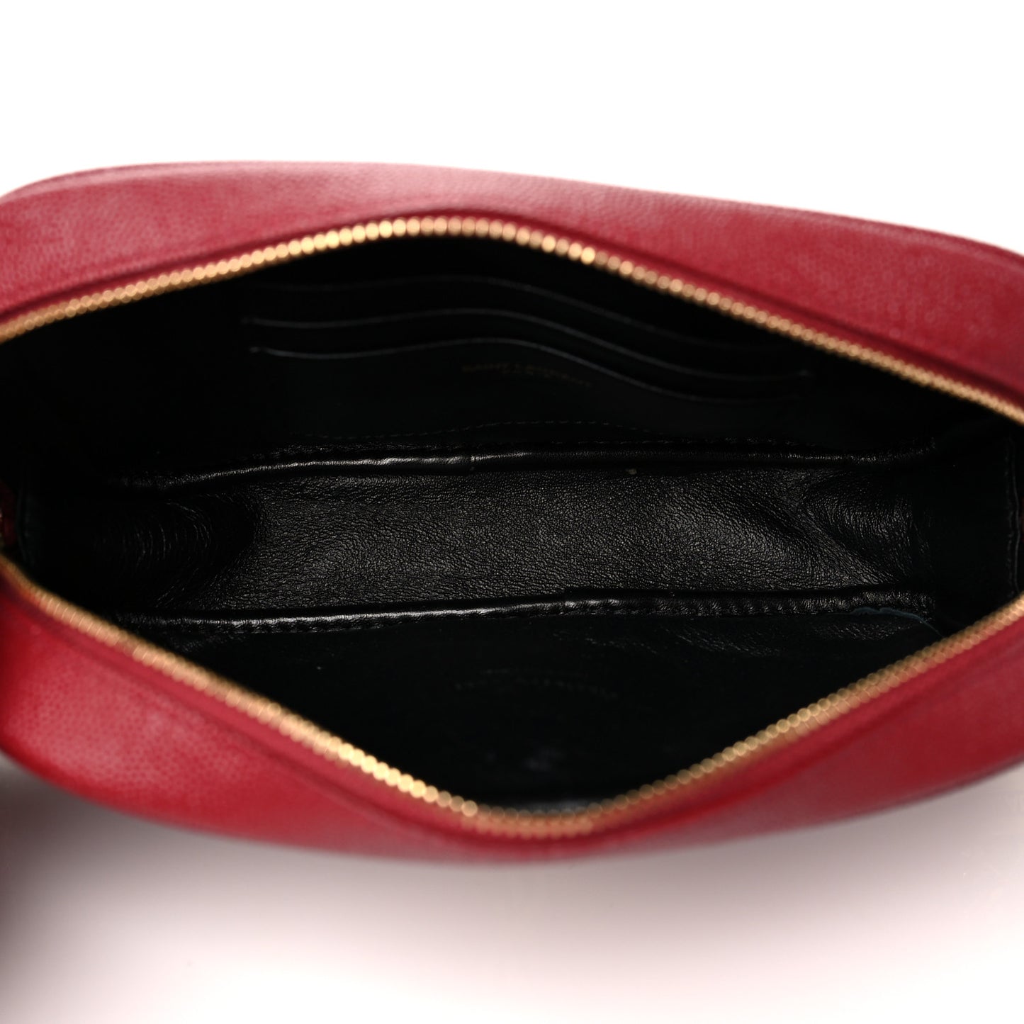 Grain De Poudre Matelasse Monogram Mini Lou Camera Bag Eros Red