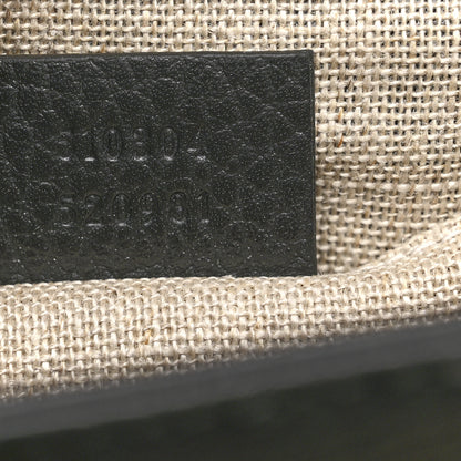 Gucci Dollar Calfskin Small Interlocking G Shoulder Bag Black 7 of 14