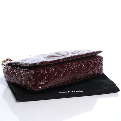 Chanel Vinyl Rock and Chain Medium Flap Bordeaux 4 of 9