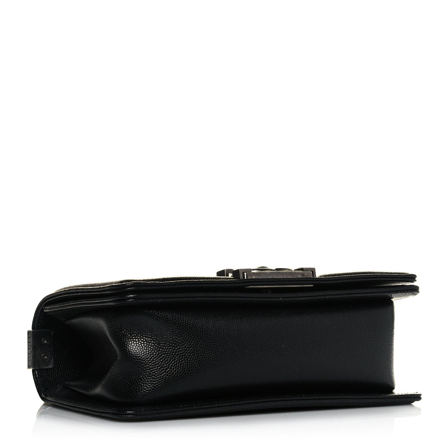 Caviar Quilted Small Boy Flap Black