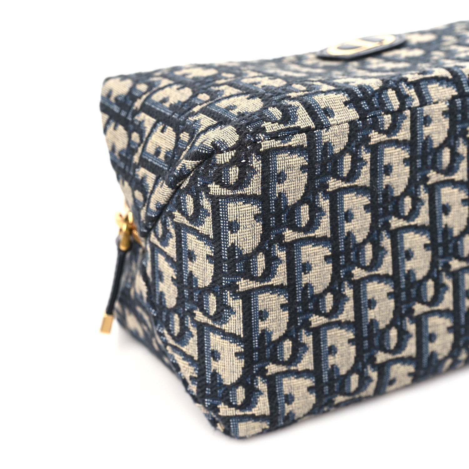 Christian Dior Oblique 30 Montaigne Cosmetic Pouch Blue 9 of 10