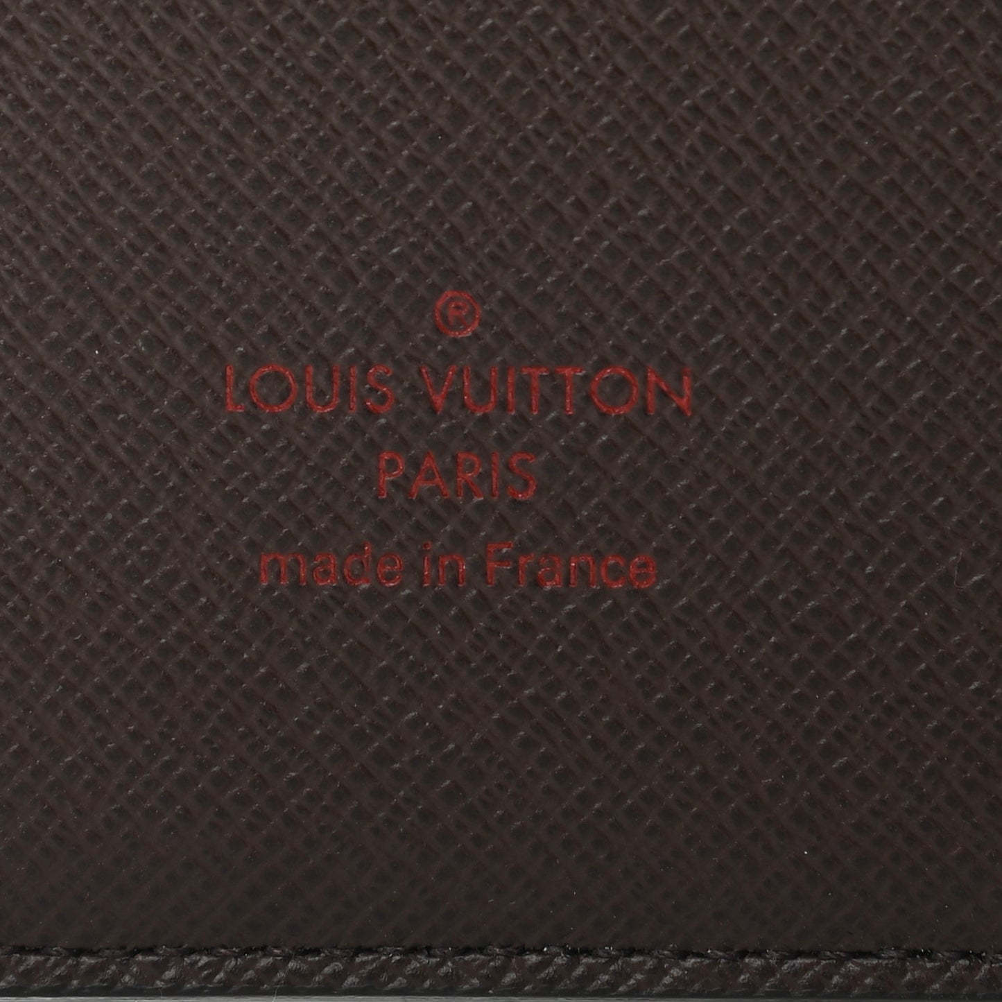 Damier Ebene Large Ring Agenda Cover