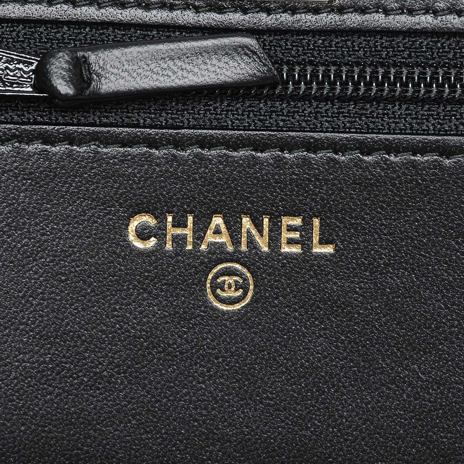 Chanel Lambskin Quilted Trendy CC Wallet On Chain WOC Black 8 of 11