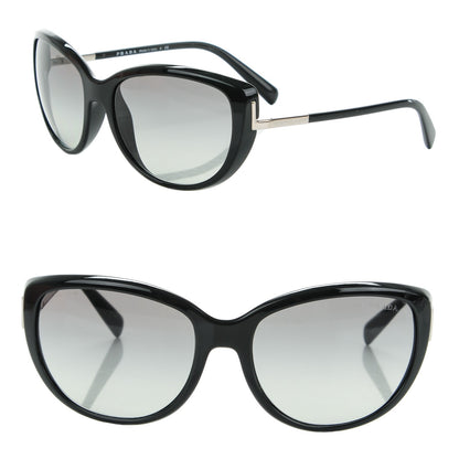 Prada Cat Eye Sunglasses SPR 07O Black 1 of 6