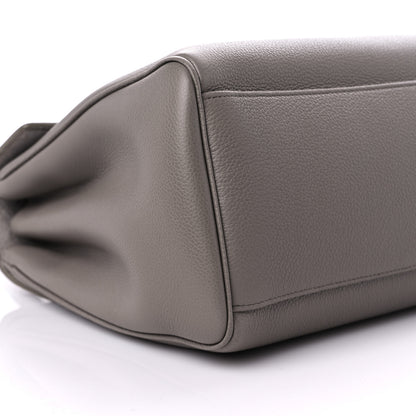 Celine Grained Calfskin Medium Soft 16 Bag Pebble 7 of 9