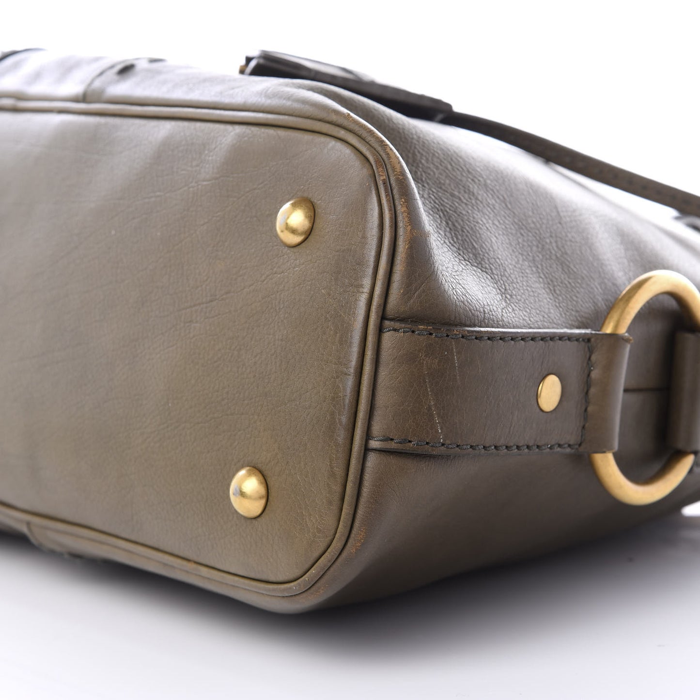 Calfskin Medium Muse Khaki