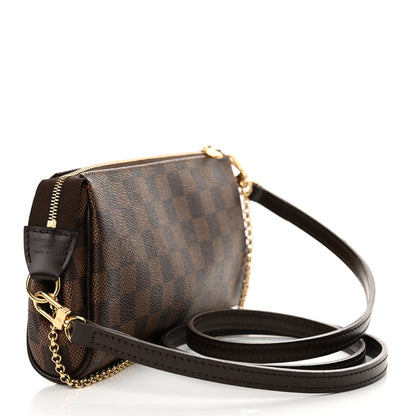 Louis Vuitton Damier Ebene Eva Clutch 3 of 11