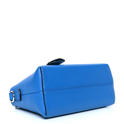 Fendi Vitello Dolce Mini By The Way Boston Bag Blue Royal 3 of 5
