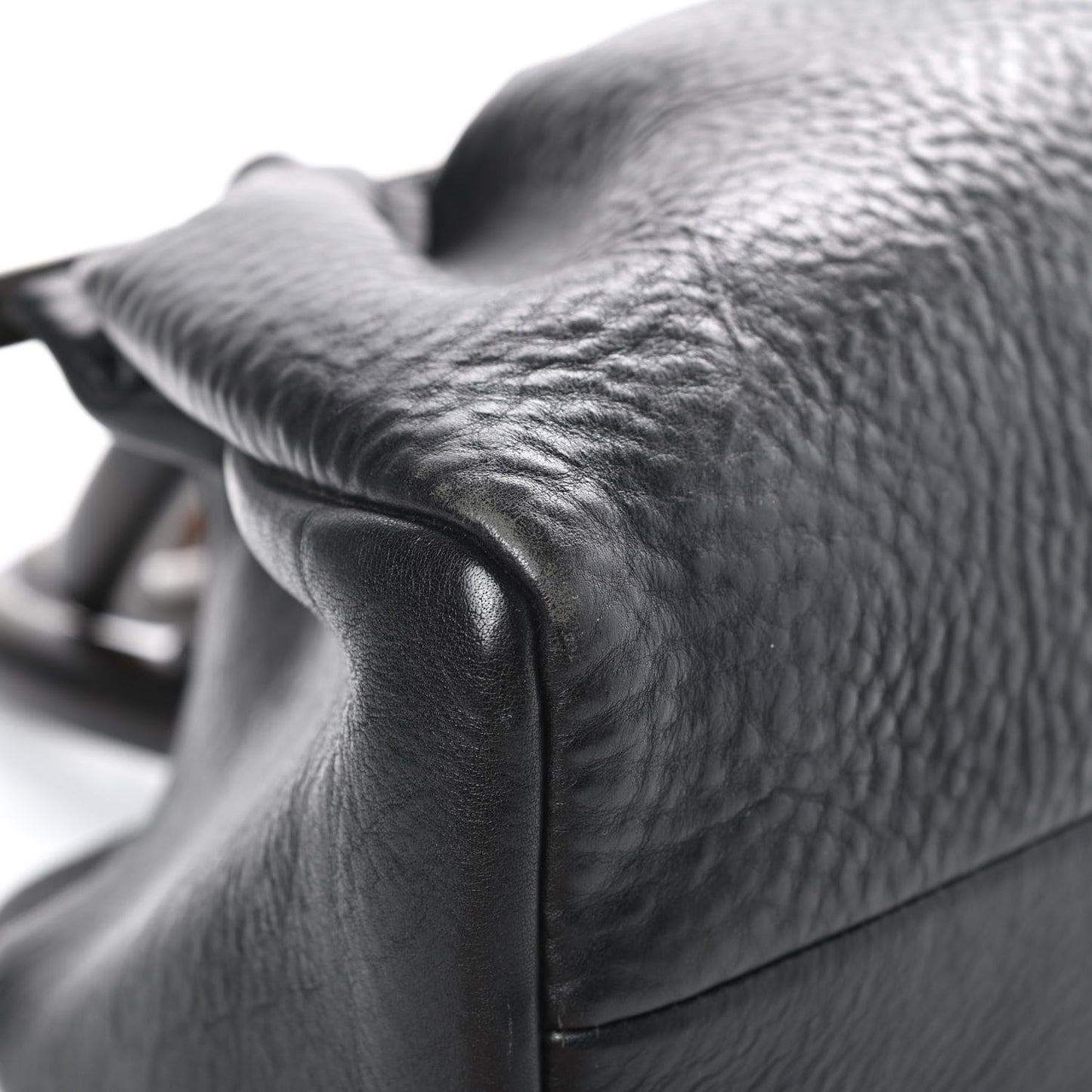 Buffalo Wood Handle Doctor Bag Black