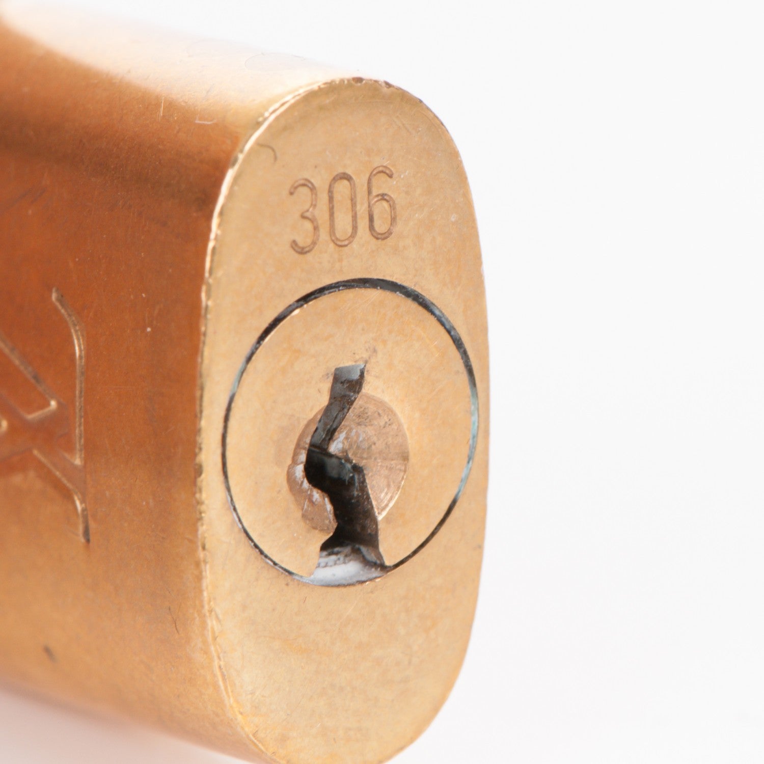 Louis Vuitton Brass Lock and Key Set #306 4 of 4