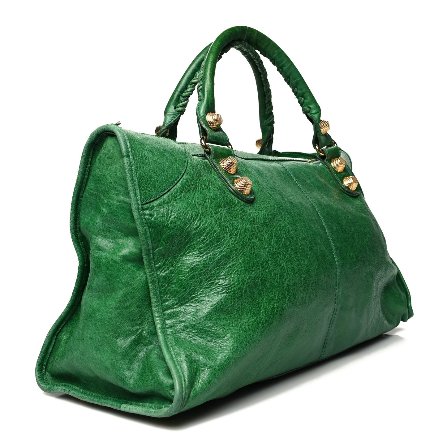 Agneau Giant 21 Gold Hardware Work Vert Gazon