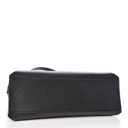 Gucci Cellarius Calfskin Small Bamboo Daily Top Handle Bag Black 4 of 8