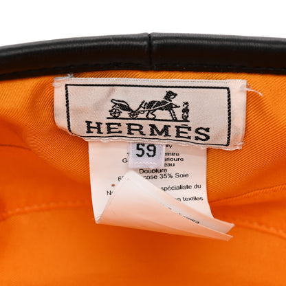 Hermes Cashmere Saint Honore Drap Beret 59 Marine 10 of 14