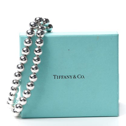 Tiffany Sterling Silver 10mm HardWear Ball Necklace 36" 6 of 6