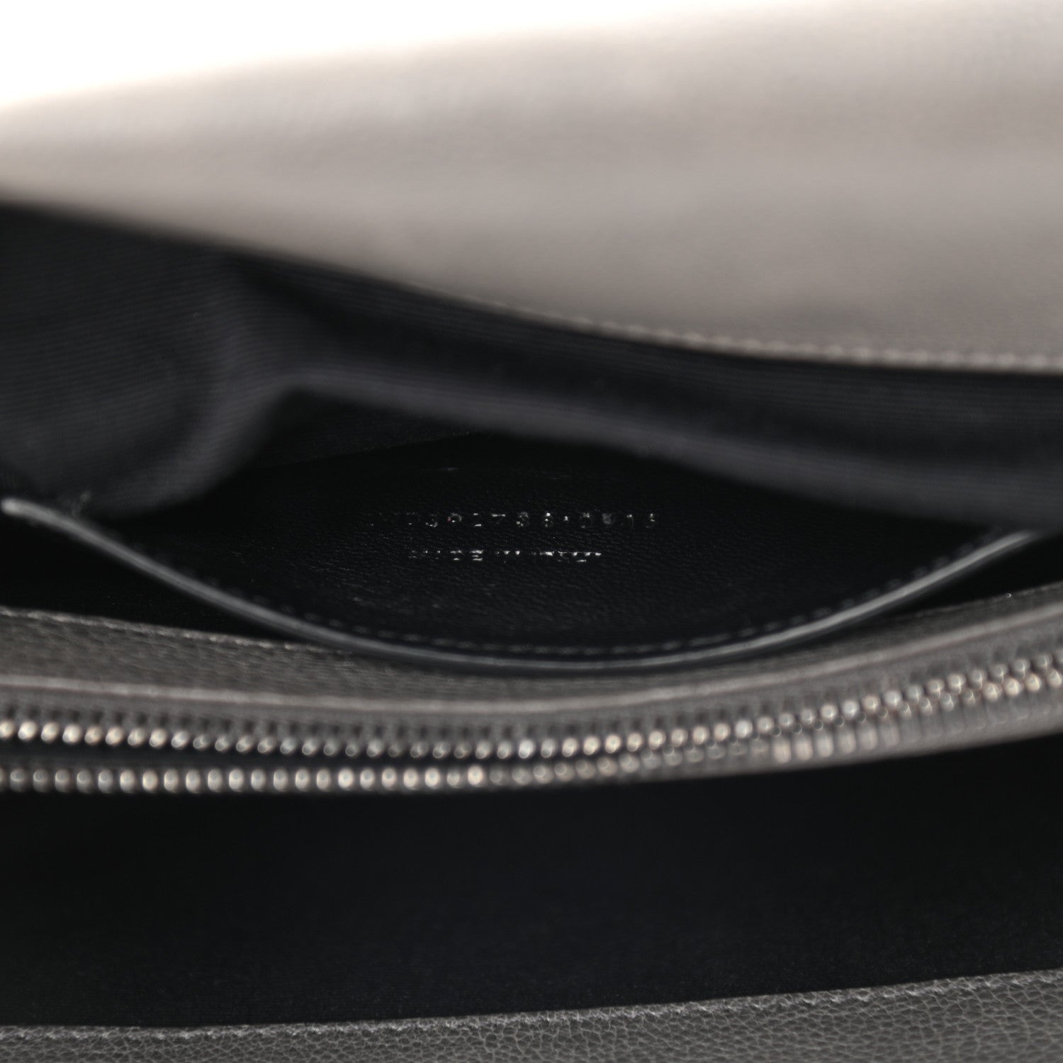 Saint Laurent Matelasse Chevron Monogram Large College Satchel Grey 7 of 9