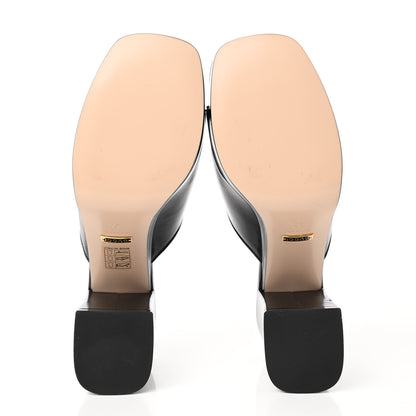 Gucci Granada Kid Houdan Platform Slide Sandals 37 Black 5 of 10