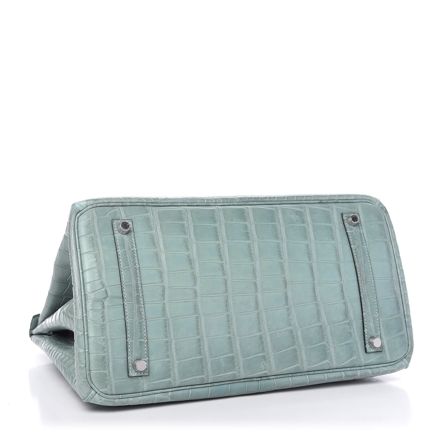 Hermes Matte Alligator Birkin 35 Ciel 6 of 33