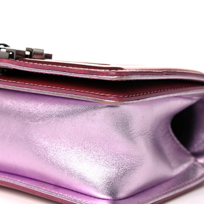 Chanel Metallic Patent Calfskin Quilted Small Boy Flap Pink 9 of 16