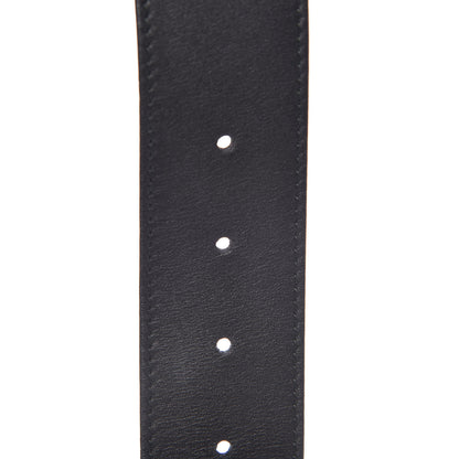 Gucci Moon Calfskin Nickel Double G 40mm Belt 80 32 Black 5 of 7