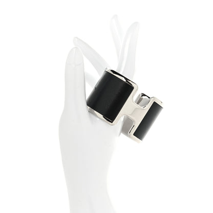 Hermes Box Olympe Cuff Bracelet Black 2 of 5