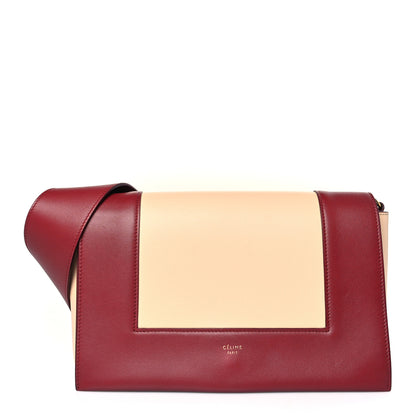 Celine Shiny Smooth Calfskin Medium Frame Shoulder Bag Ruby Nude 1 of 9