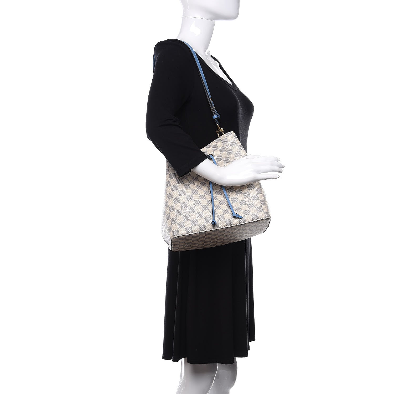 Louis Vuitton Damier Azur Neonoe MM Bleuet 2 of 12
