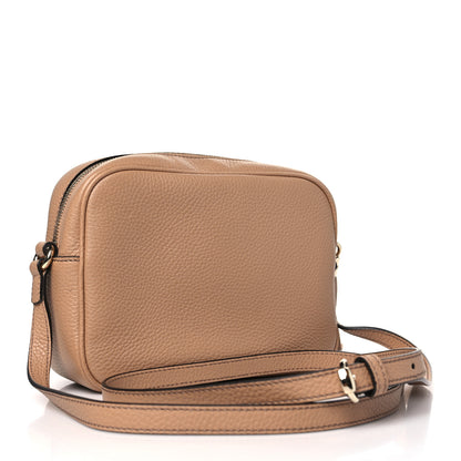 Gucci Pebbled Calfskin Small Soho Disco Bag Camelia 3 of 9