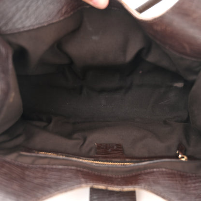 Gucci Monogram Web Junco Shoulder Bag Dark Brown 5 of 15