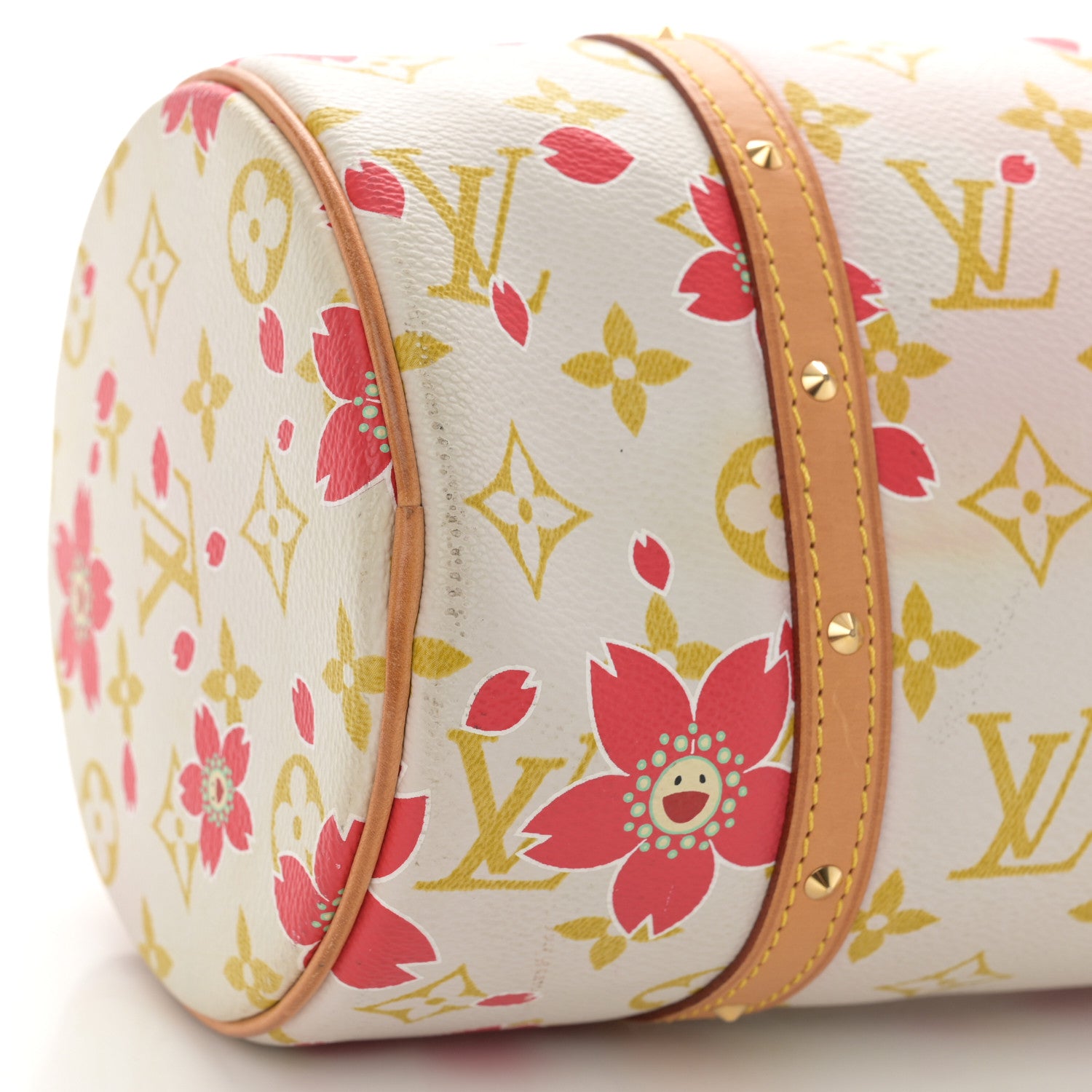 Louis Vuitton LOUIS VUITTON Monogram Cherry Blossom Papillon Red Creme 9 of 14