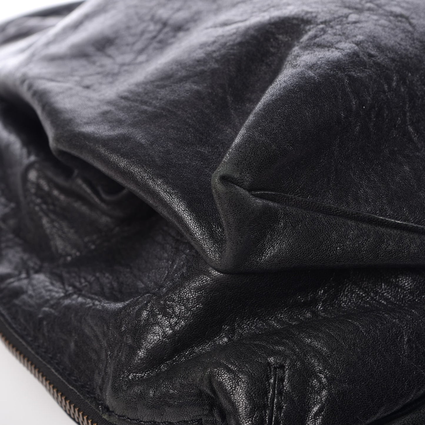 Leather Large Elschia Hobo Black