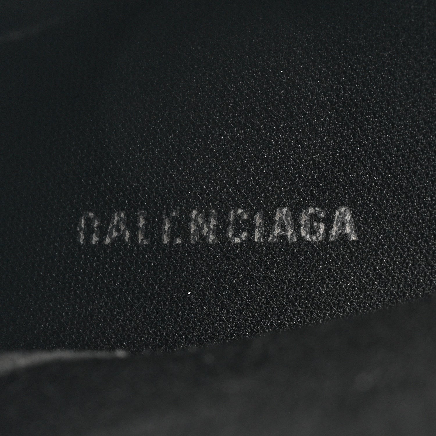 Balenciaga Neoprene Knit Allover Logo Bi-Color Sole Mens Speed Sneakers 11 Black White 8 of 9