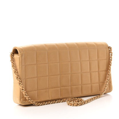 Chanel Lambskin East West Chocolate Bar Flap Beige 3 of 10