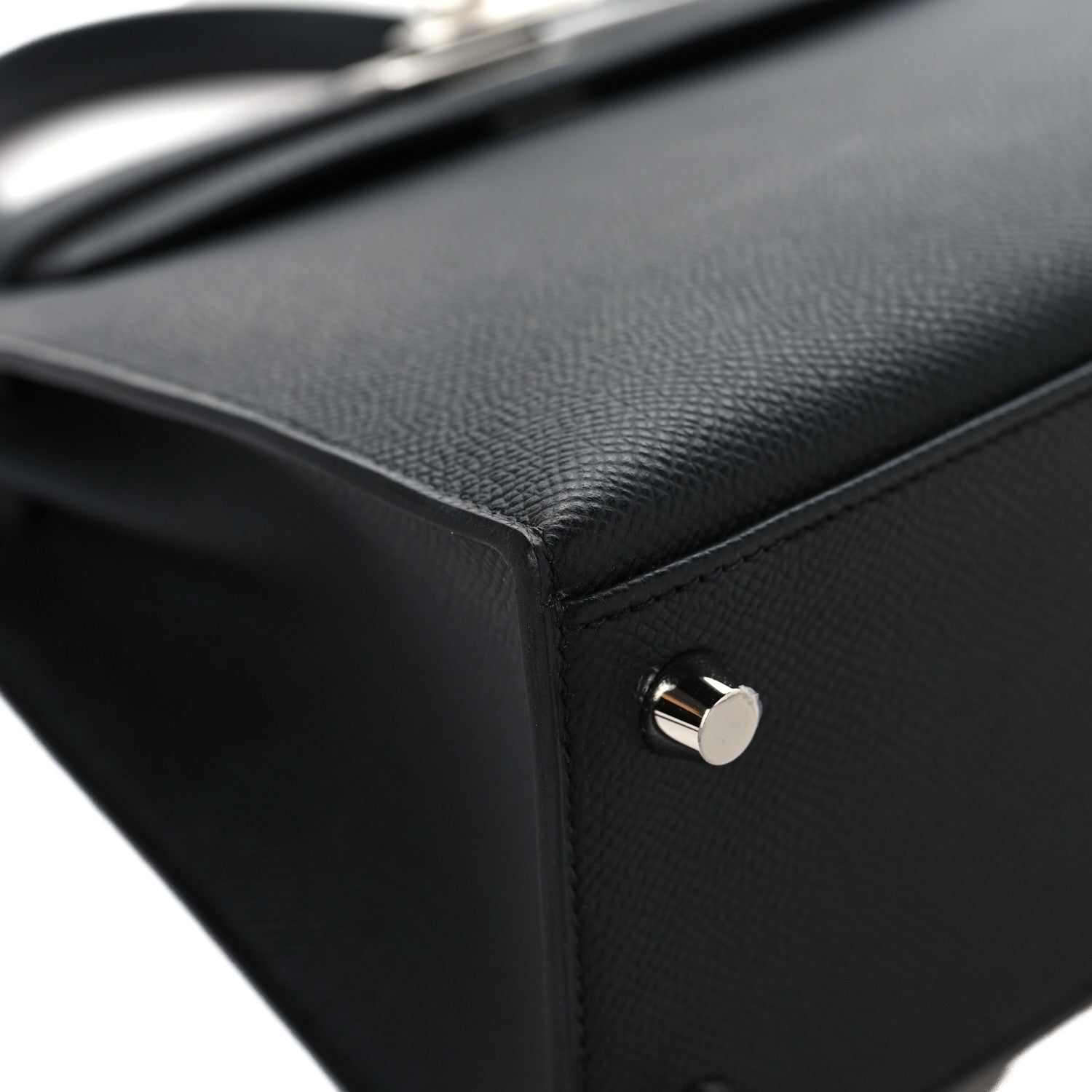 Hermes Epsom Kelly Sellier 25 Black 9 of 13